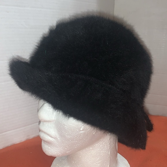 RARE.. Kangol Furgora Simone Black hat made in England GREAT FIND!!! - Picture 2 of 7